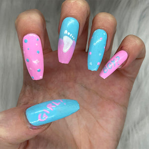 Unique and Creative Gender Reveal Nail Ideas to Make Your Moment Extra Special